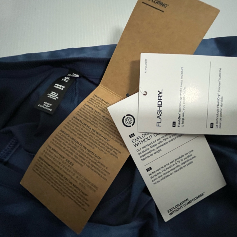 The North Face Flash-Dry Women's Printed Dawndream Long Sleeve Shirt - Picture 15 of 16